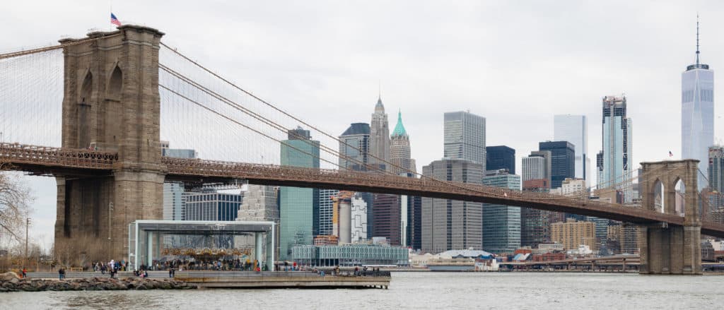 Brooklyn Bridge and Lower Manhattan / Kai Pilger / Wikimedia